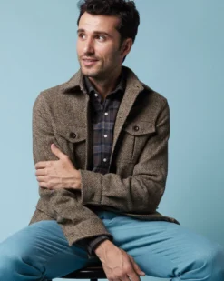 Sport Trouser In Norse Blue Cotton/Cashmere Twill -fashion M F23 CATALOG S71021 25 D1 PDP