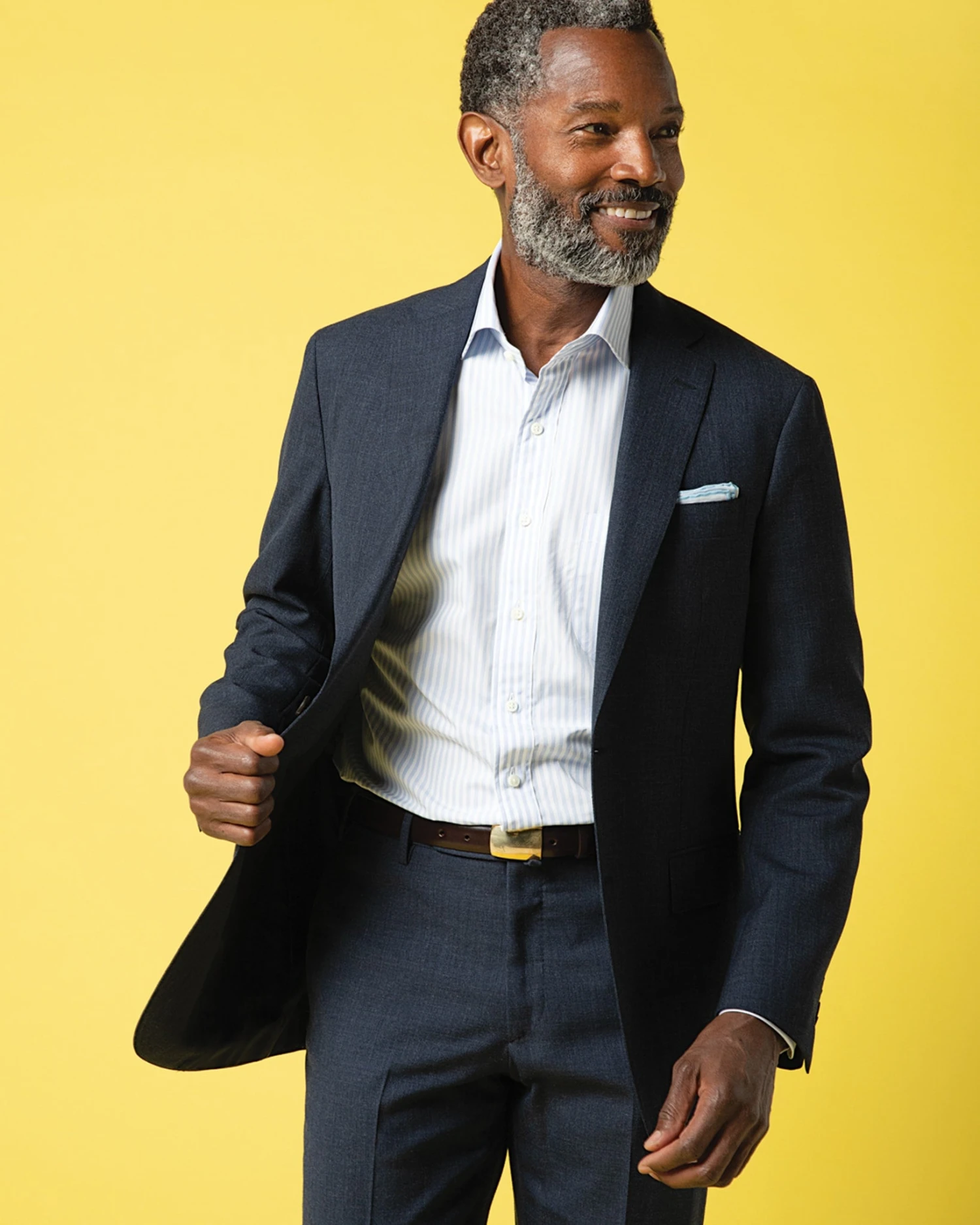 Kincaid No. 3 Suit In Air Force Blue High-Twist 4 Kincaid No. 3 Suit In Air Force Blue High-Twist - Image 4