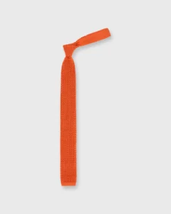 Silk Knit Tie In Orange -fashion S000308H 3