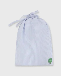 Pajama Set In Blue Stripe End-On-End -fashion S19265 5