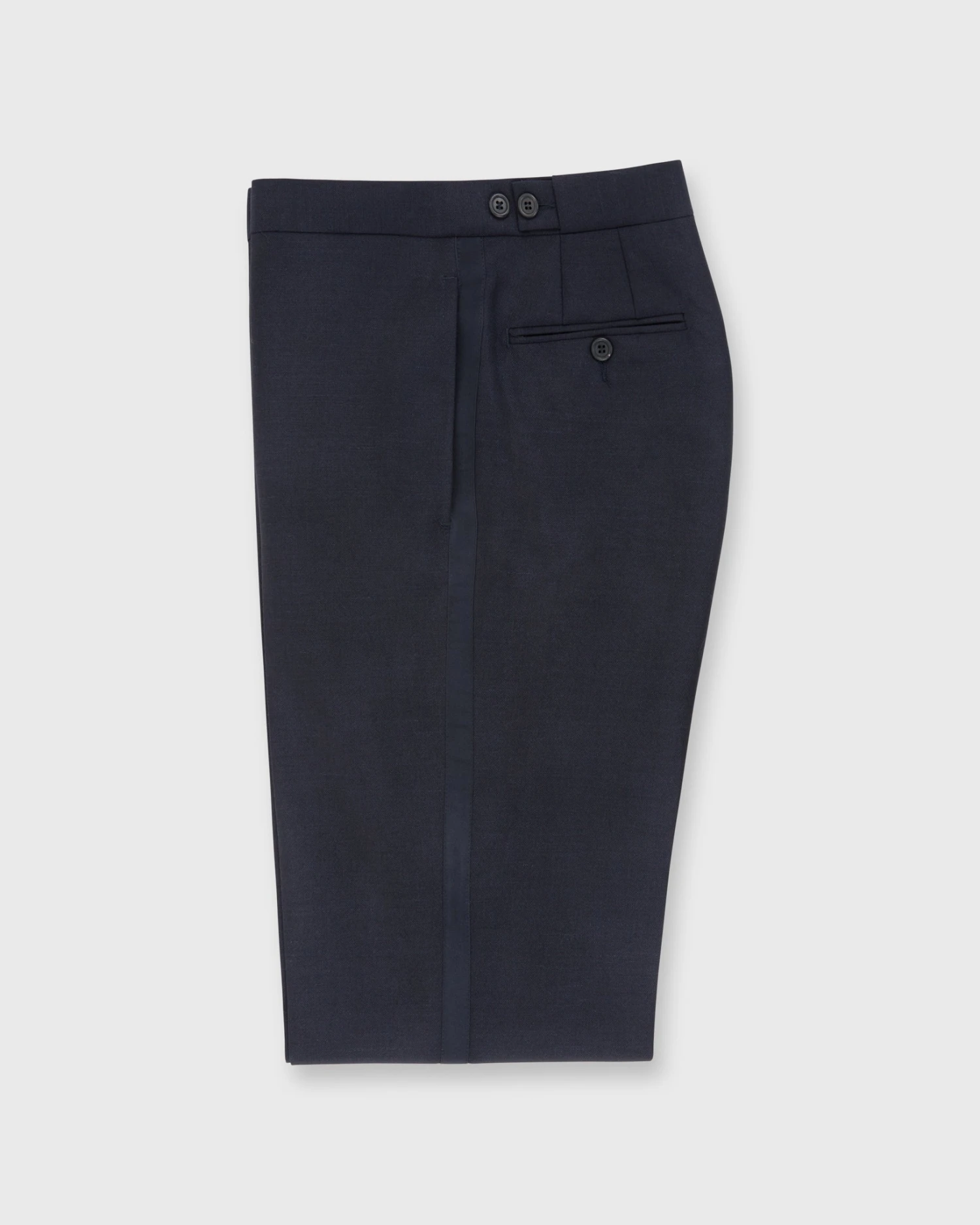 Kincaid No. 3 Peak Lapel Tuxedo In Navy Wool Mohair With Silk Grosgrain Trim 3 Kincaid No. 3 Peak Lapel Tuxedo In Navy Wool Mohair With Silk Grosgrain Trim - Image 3