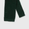 Silk Knit Tie In Hunter