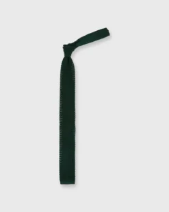 Silk Knit Tie In Hunter 5 Silk Knit Tie In Hunter -fashion S19693 3