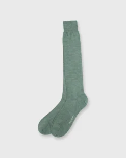 Over-The-Calf Dress Socks In Lovat Cashmere/Silk
