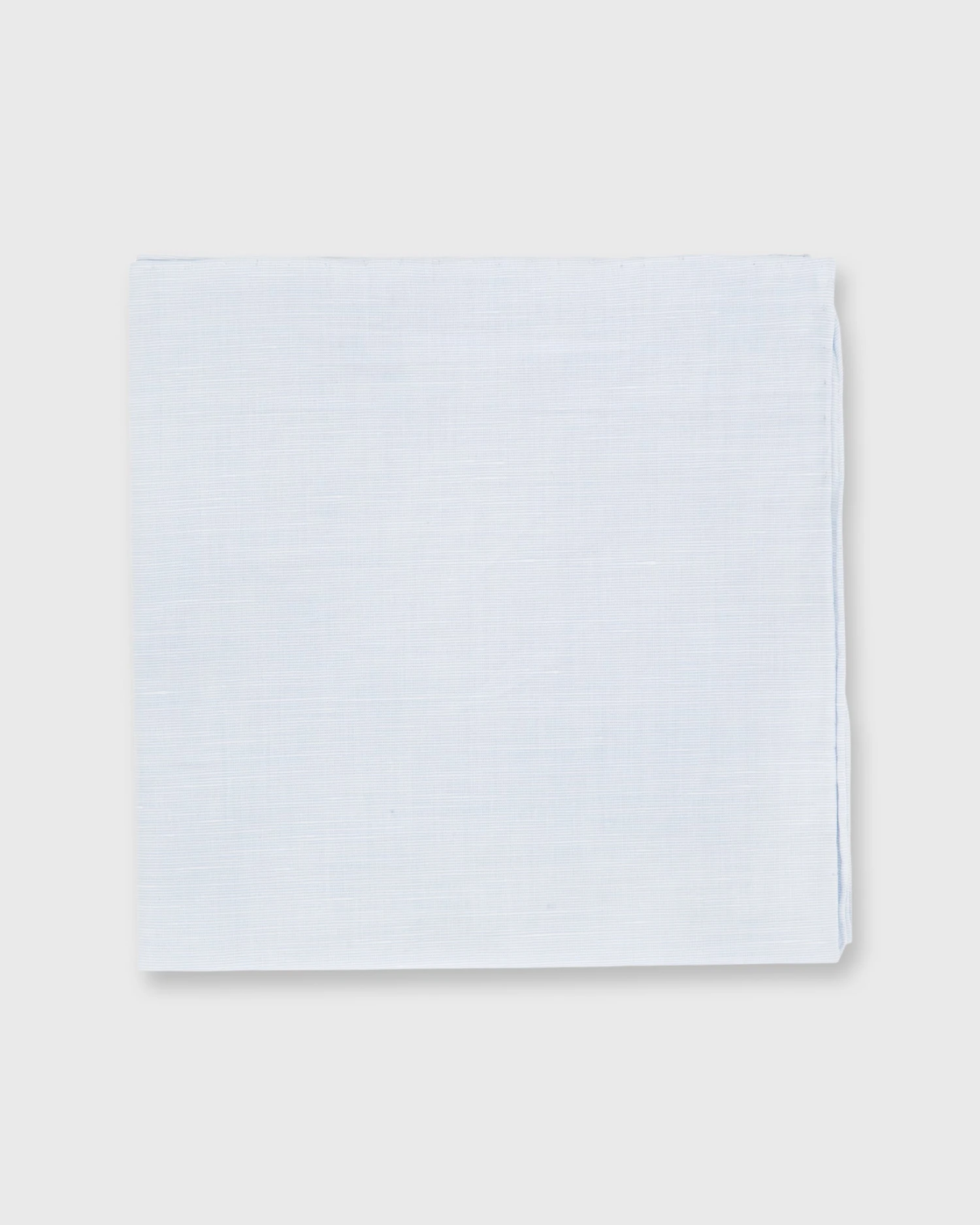 Hand-Rolled Pocket Square In Sky Blue Cotolino 1 Hand-Rolled Pocket Square In Sky Blue Cotolino