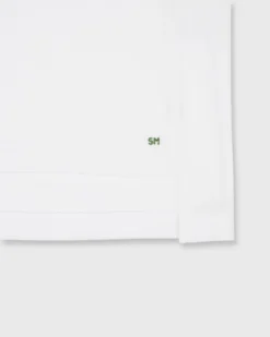 Short-Sleeved Polo In White Pima Pique 19 Short-Sleeved Polo In White Pima Pique -fashion S33504 4