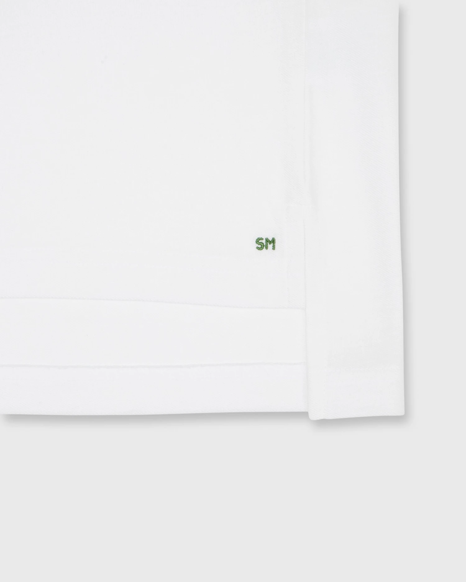 Short-Sleeved Polo In White Pima Pique 10 Short-Sleeved Polo In White Pima Pique - Image 10