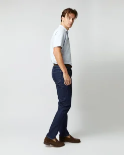 Short-Sleeved Polo In Pale Blue Pima Pique -fashion S33505 296