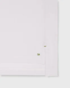 Short-Sleeved Polo In Pale Pink Pima Pique -fashion S33507 145