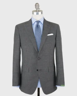 Kincaid No. 3 Suit In Mid-Grey High-Twist