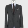 Kincaid No. 3 Suit In Charcoal High-Twist