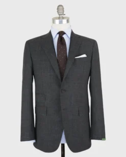 Kincaid No. 3 Suit In Charcoal High-Twist