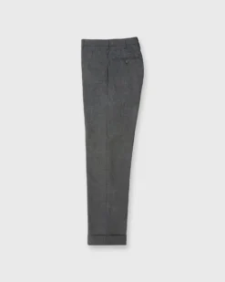 Dress Trouser In Charcoal High-Twist