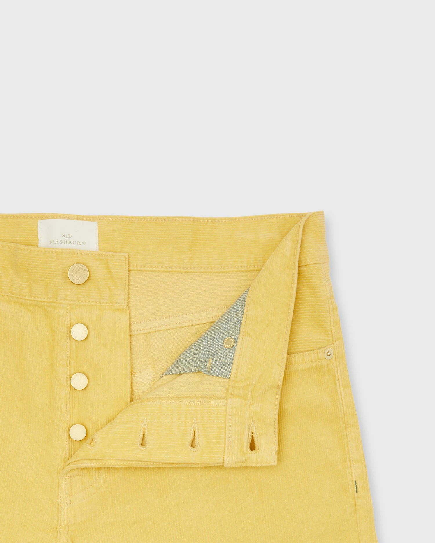 Slim Straight 5-Pocket Pant In Canary Corduroy 4 Slim Straight 5-Pocket Pant In Canary Corduroy - Image 4