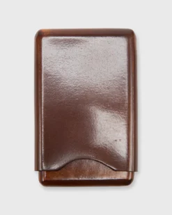 Card Case In Papaya Leather