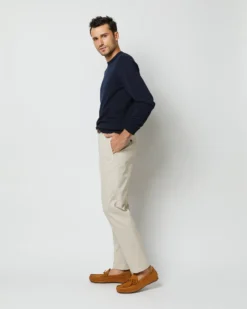 Crewneck Sweater In Navy Cotton 11 Crewneck Sweater In Navy Cotton -fashion S48620 5687