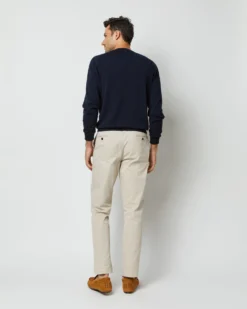 Crewneck Sweater In Navy Cotton 13 Crewneck Sweater In Navy Cotton -fashion S48620 5702