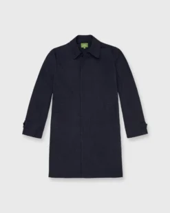 Traveler's Trench In Navy Nylon