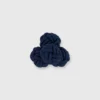 Small Silk Knot Cufflinks In Navy