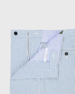 Sport Trouser In Dutch Blue/Bone Seersucker -fashion S50687 3