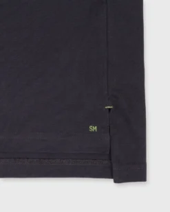 Short-Sleeved Polo In Coal Pima Pique -fashion S51497 3