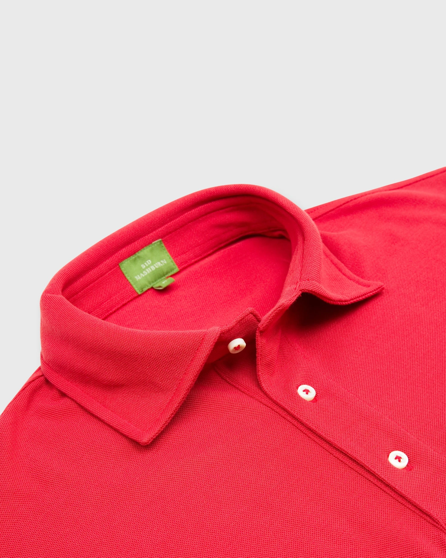 Short-Sleeved Polo In Red Pima Pique 2 Short-Sleeved Polo In Red Pima Pique - Image 2