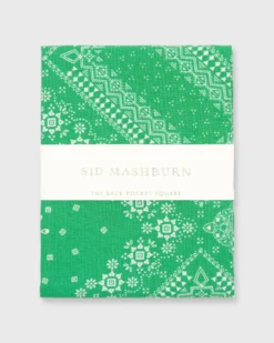 Bandana In Green Bandana Print