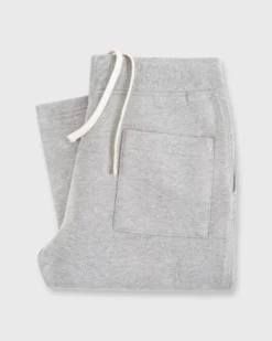 Knit Sweatpant In Heather Grey French Terry