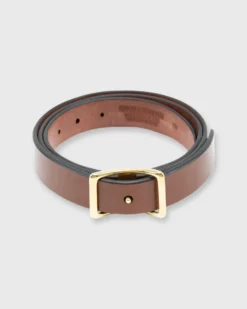 1" Reversible Conroy Belt In Medium Brown Bridle