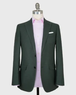Virgil No. 2 Jacket In Spruce Leno Weave -fashion S57910 1
