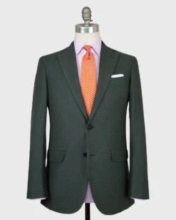 Virgil No. 2 Jacket In Spruce Leno Weave