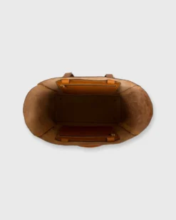 Leather Tote With Trolley Strap In English Tan 7 Leather Tote With Trolley Strap In English Tan -fashion S58016 4