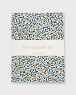 Bandana In Blue/Yellow Floriana Liberty Fabric