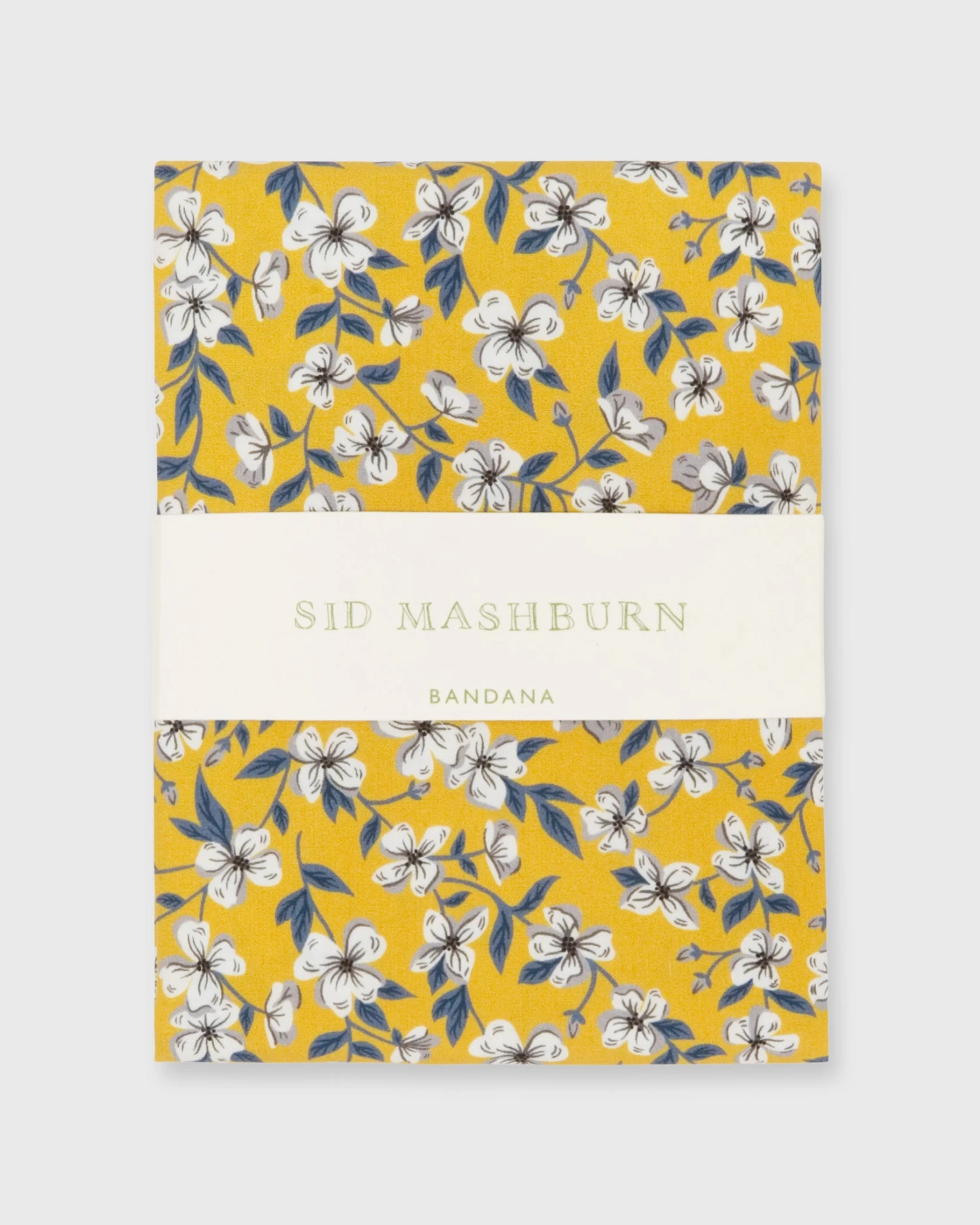 Bandana In Marigold Peach Blossom Liberty Fabric 1 Bandana In Marigold Peach Blossom Liberty Fabric