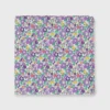 Cotton Print Pocket Square In Purple Betsy Ann Liberty Fabric
