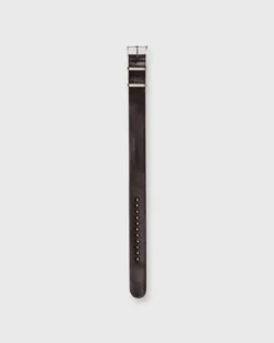 One-Piece Watch Strap In Chocolate Leather