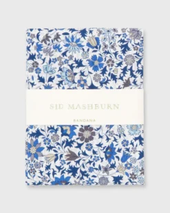 Bandana In Blue Godinton Garden Liberty Fabric