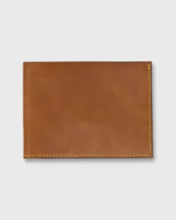 Bi-Fold Wallet In Tan Leather