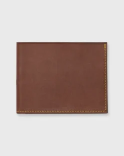 Bi-Fold Wallet In English Tan Leather