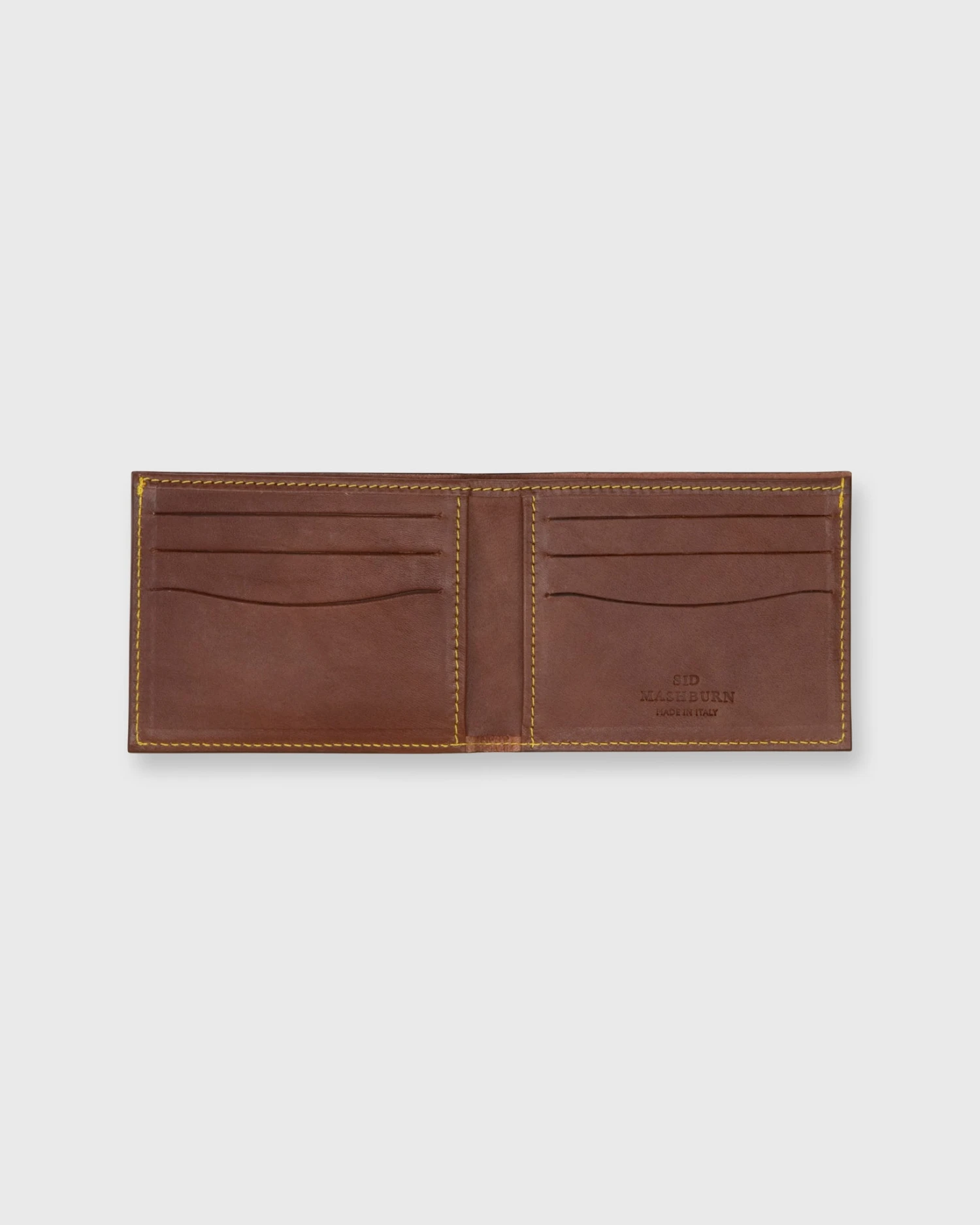 Bi-Fold Wallet In English Tan Leather 2 Bi-Fold Wallet In English Tan Leather - Image 2