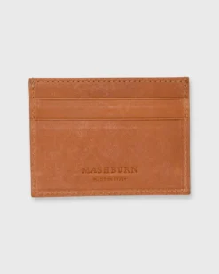 Card Holder In Tan Leather