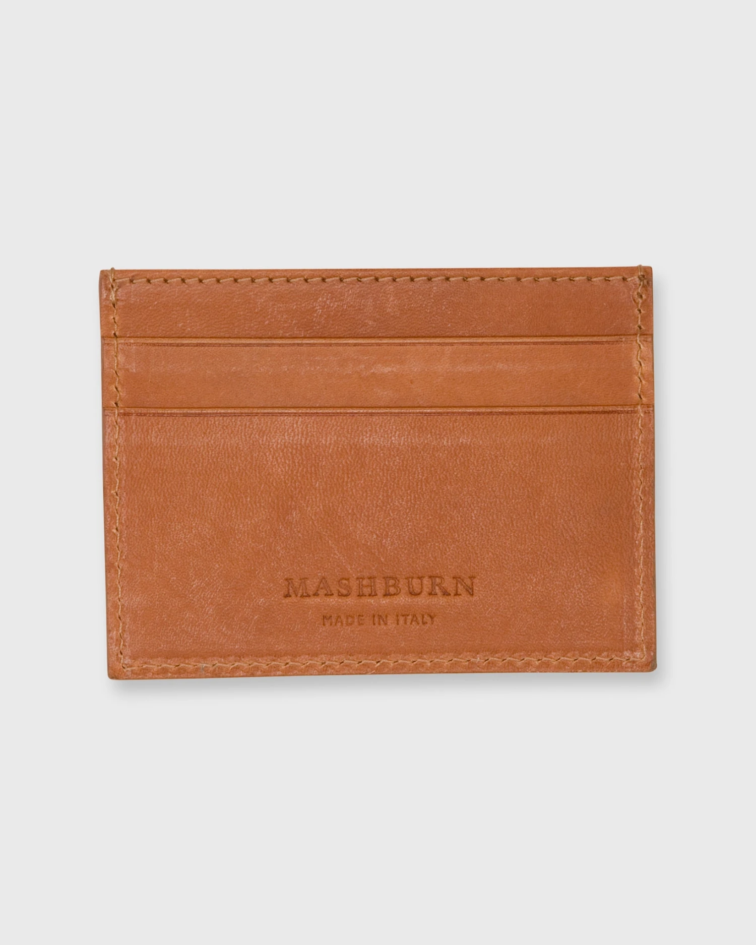 Card Holder In Tan Leather 1 Card Holder In Tan Leather