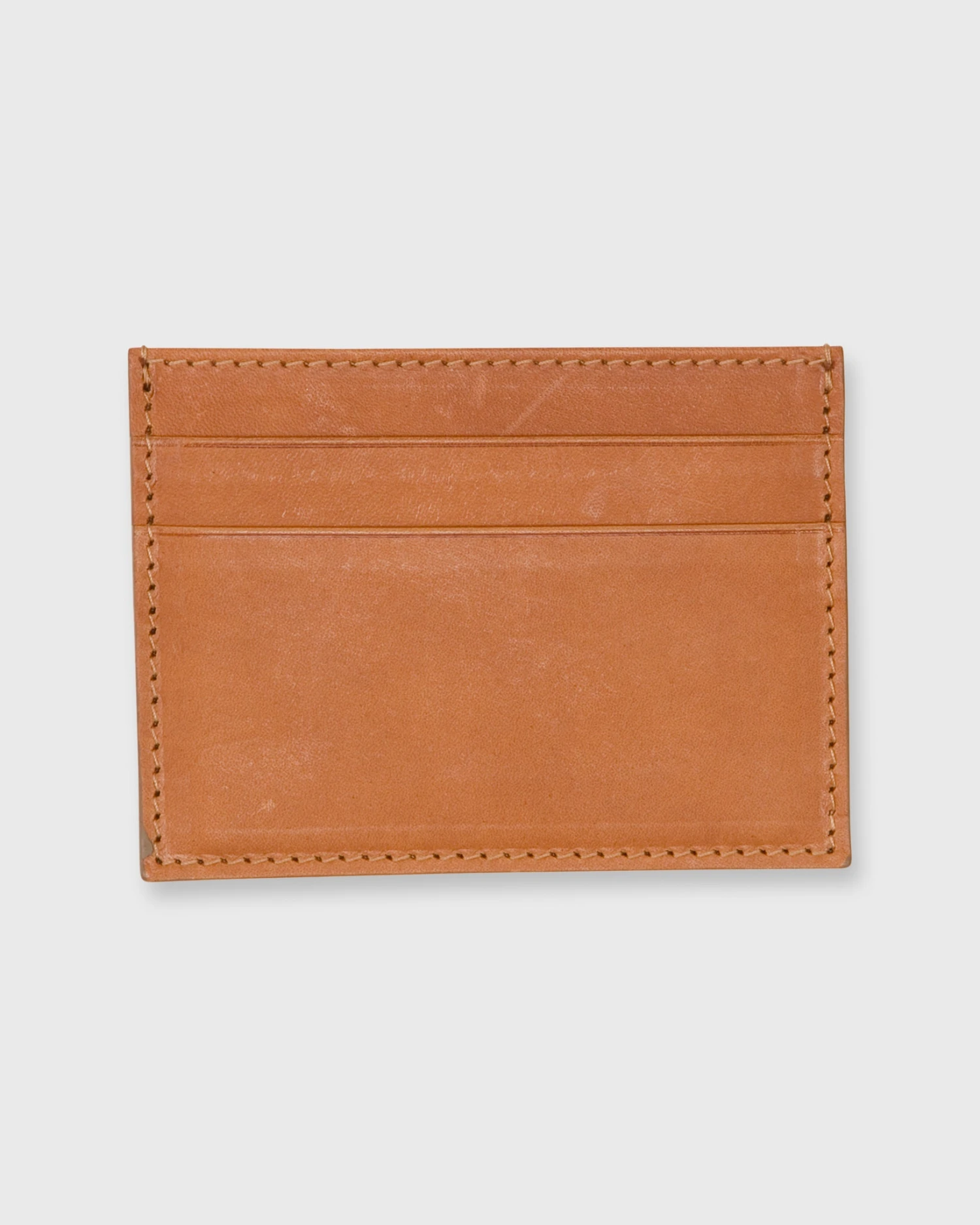 Card Holder In Tan Leather 2 Card Holder In Tan Leather - Image 2