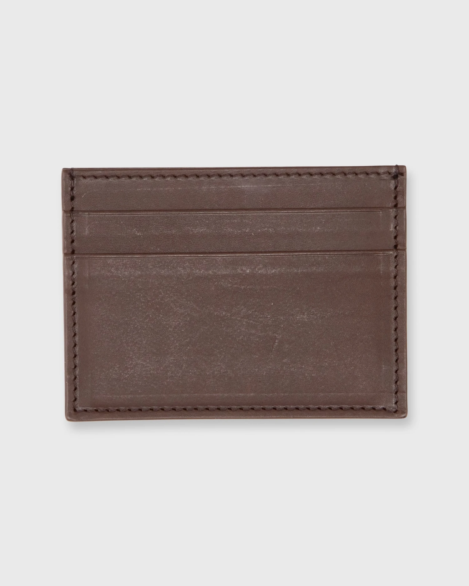 Card Holder In Dark Brown Leather 2 Card Holder In Dark Brown Leather - Image 2