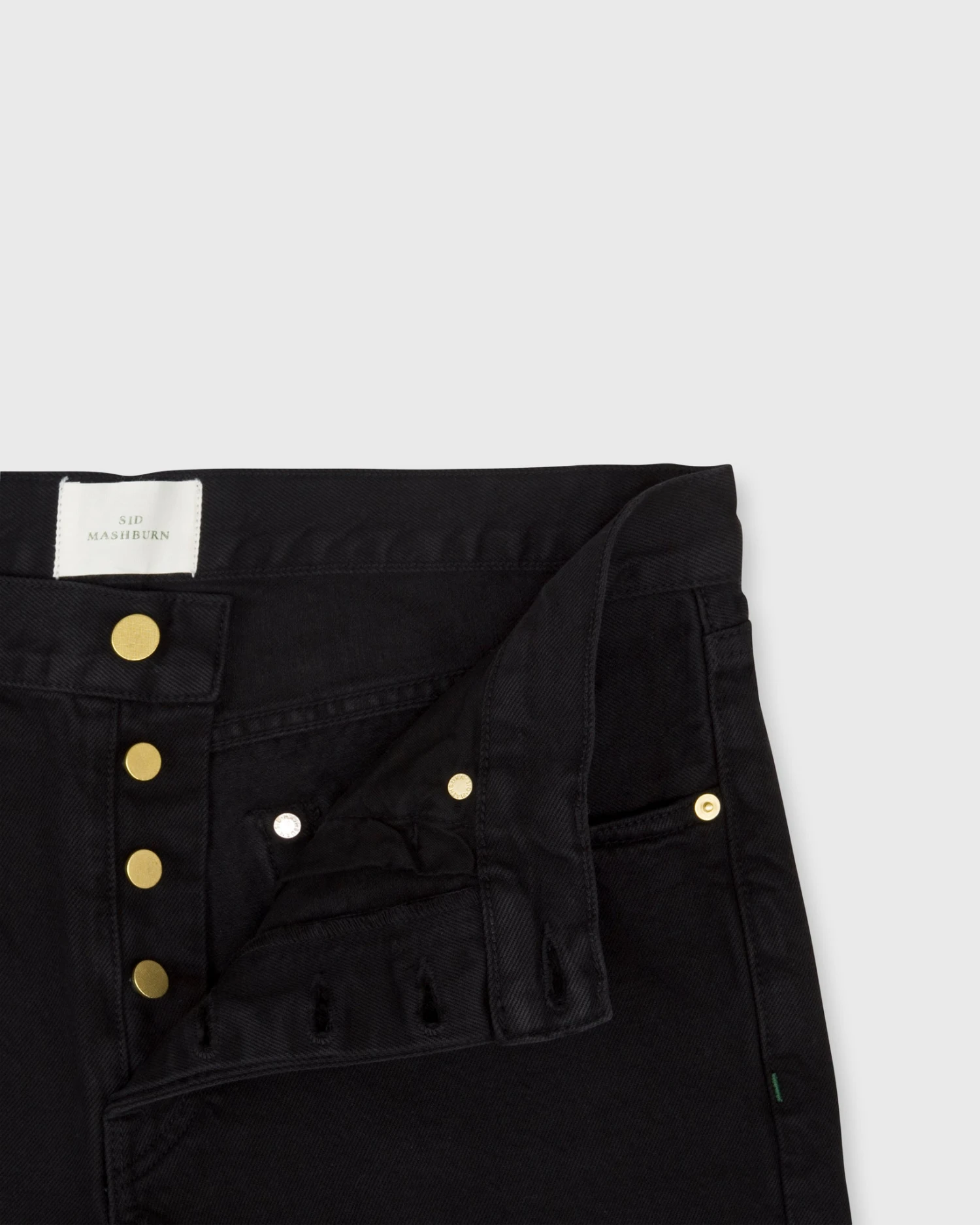 Slim Straight Jean In Black Garment-Dyed Denim 3 Slim Straight Jean In Black Garment-Dyed Denim - Image 3