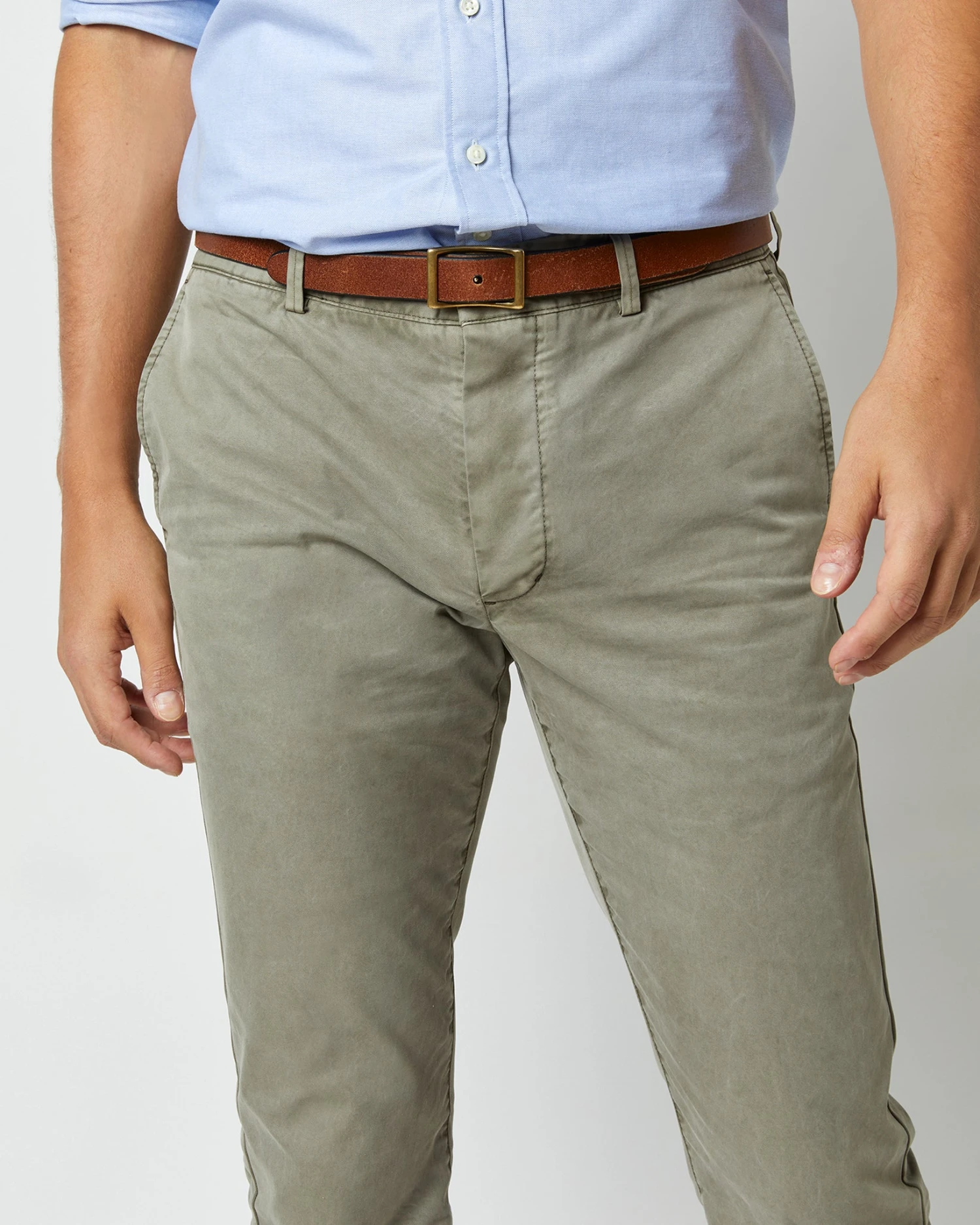 Garment-Dyed Field Pant In Spring Olive Lightweight Twill 6 Garment-Dyed Field Pant In Spring Olive Lightweight Twill - Image 6