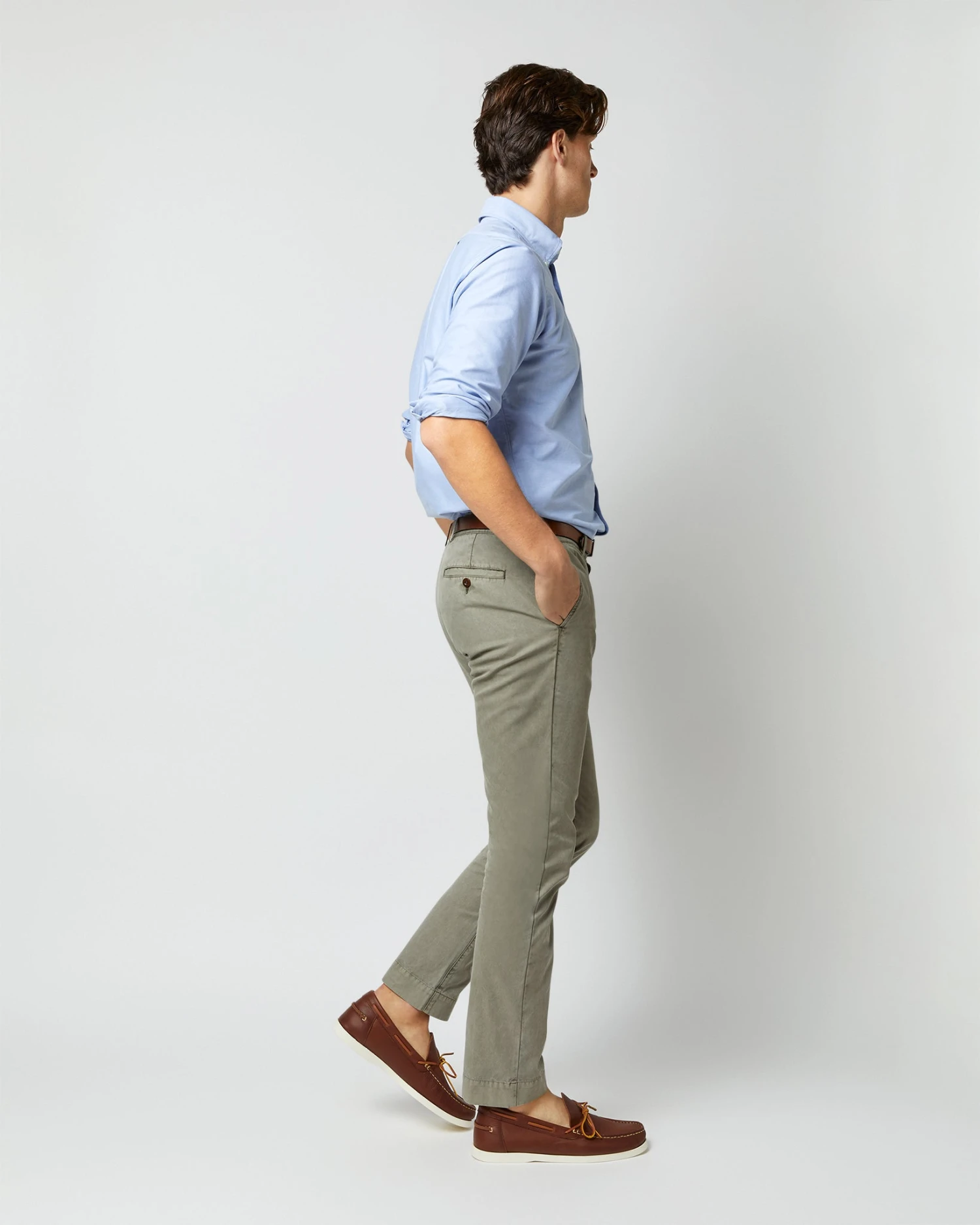 Garment-Dyed Field Pant In Spring Olive Lightweight Twill 8 Garment-Dyed Field Pant In Spring Olive Lightweight Twill - Image 8