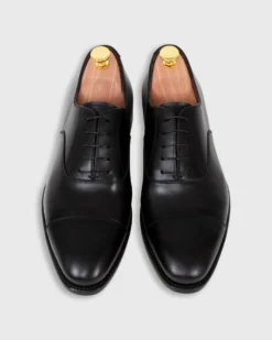 Cap-Toe Oxford In Black Calfskin