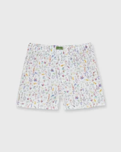 Button-Front Boxer Short In Multi Theo Liberty Fabric