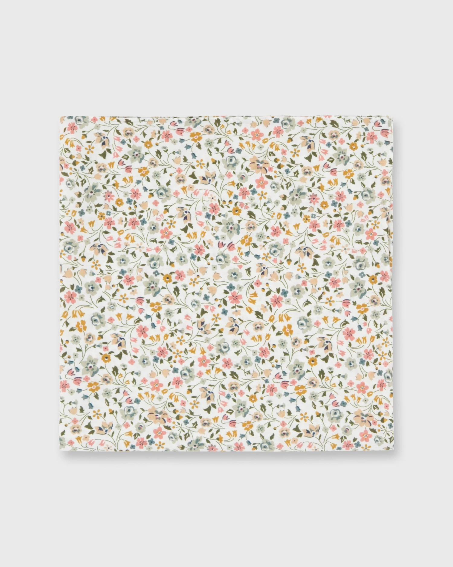 Cotton Print Pocket Square In Multicolor Kimberely & Sarah Po Liberty Fabric 1 Cotton Print Pocket Square In Multicolor Kimberely & Sarah Po Liberty Fabric